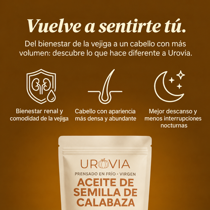 Menos caída del cabello y mayor comodidad de la vejiga en tres semanas